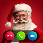 super santa: video call & chat android application logo